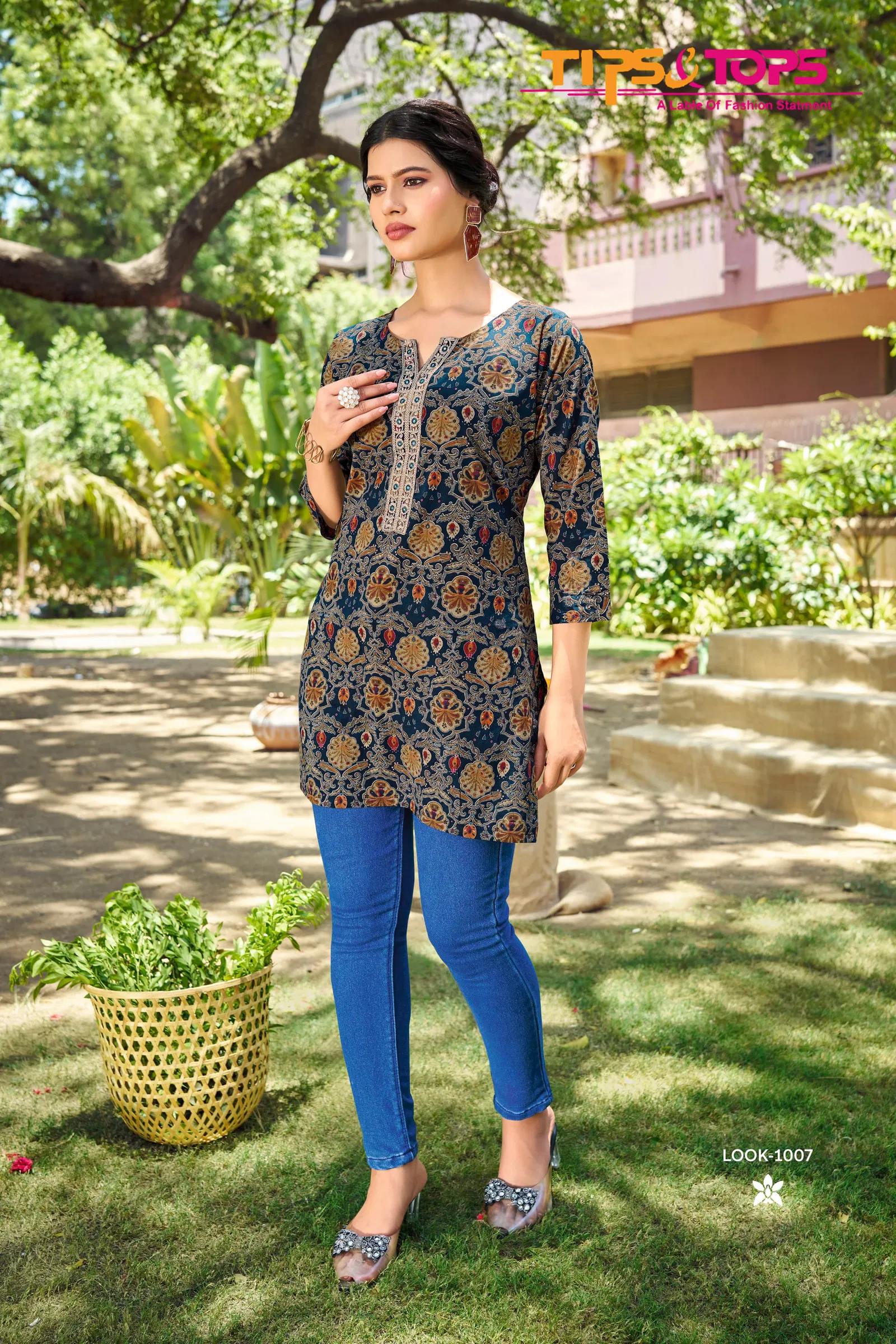 Cotton Candy Vol 07 By Tips & Tops Cotton Ladies Top Suppliers In India